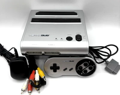 Retro-Bit Retro Duo 2-in-1 Twin Gaming Console Bundle for SNES & NES Tested_ - Photo 1/4