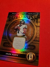 2022 Panini Gold Standard Gold Rush Jalen Hurts Jersey Patch 76/299 EAGLES