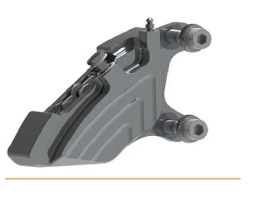 Harley Frt (R) Caliper 00-UpSoftails(Except Sprgr),Dyna,XL Chr/11.5,11.8 Rotors  - Image 1 of 1