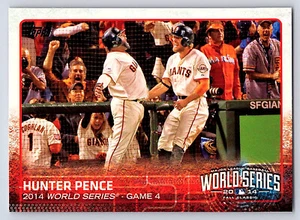 2015 Topps Serie 1 Base # 9 Hunter Pence - San Francisco Giants WSH - Bild 1 von 2