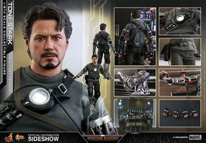 HOT TOYS Marvel Iron Man Tony Stark Mech Test Deluxe MMS582 1:6 Scale Figure NEW - Picture 1 of 4