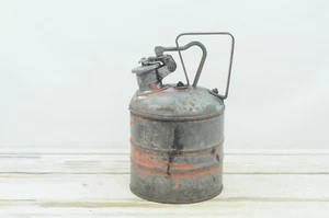 *Vintage Justrite Oil Can Gas Can Vintage Industrial Decor - Bild 1 von 9