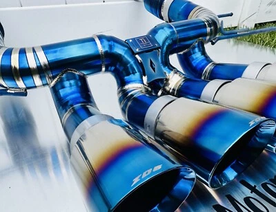 2023 2024 2025 Chevrolet C8 Corvette Z06 Kit de sistema de escape completo de titanio de 3 pulgadas Foto 1 de 4