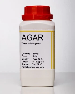 Agar-Agar for Tissue Culture, High-Grade (Tissue Culture Grade), 99% Purity - Bild 1 von 2