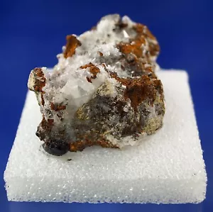 MLC m25 QUARTZ und ARAGONIT KRISTALL XLS CONNECTICUT x A.M. Munger Sammlung - Bild 1 von 5