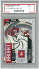 2018 Panini Unparalleled KAREEM HUNT #BF-KH Bright Futures /100 ~ BSG 9 Mint