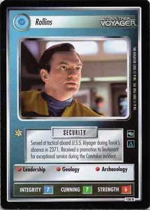 Star Trek CCG Rollins Near-Mint/NM Uncommon – Voyager 2001 - Picture 1 of 1