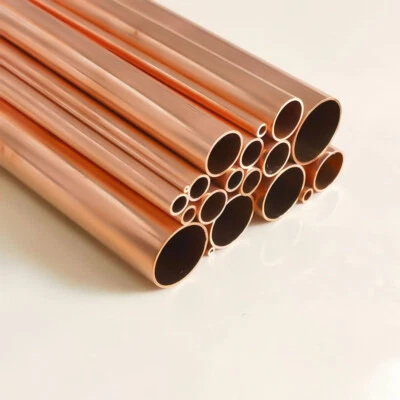 1-3pz Tubo Rame OD 9-35mm Lunghezza 300mm Tubo Dritto Rame Tondo