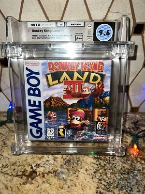 Donkey Kong Land 3 III (Nintendo Game Boy, 1997) Sealed Graded WATA 9.6 A++ - Image 1 of 4