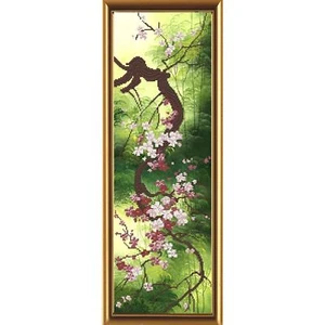 Nova sloboda HD6054 Sakura IN Blumen Stickerei Perlen Klöppelspitze - Bild 1 von 7