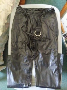 Womens faux leather pants size 8 - Picture 1 of 2
