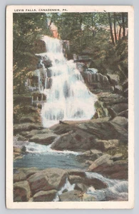 Postcard Levis Falls Canadensis Pennsylvania c1923 - Picture 1 of 2