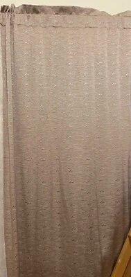  Window Curtain Panel Brown Taupe 36 1/2" W X 80" L Medium Darkens Room - Image 1 of 2