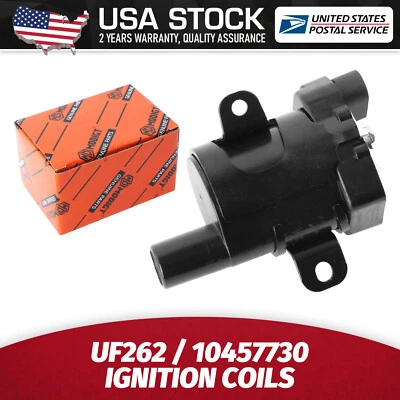 Black Durable 1x Ignition Coil UF262/10457730 For GMC Sierra 2500 5.3L 1999-2000 - Image 1 of 4