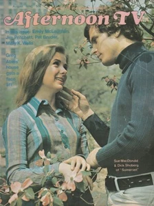 Afternoon TV soap opera Aug 1972 RICHARD SHOBERG-COURTNEY SHERMAN-JIM PRITCHETT - Foto 1 di 2