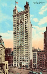 Postcard NY New York City-Park Row Building-Antique Vintage c1907 (D4) - Imagen 1 de 4