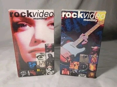 Rock Video Monthly Heavy Metal VHS January + March 1994! Brand New Sealed! Rare! - Image 1 of 4
