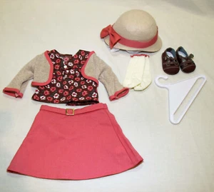 AMERICAN GIRL Doll Kit Kittredge KIT'S SCHOOL SKIRT SET OUTFIT WITH HAT RETIRED - Picture 1 of 2