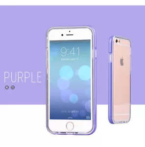 Funda rígida híbrida resistente de goma a prueba de golpes para iPhone 6s 7 8 Plus 5s SE - Imagen 1 de 11