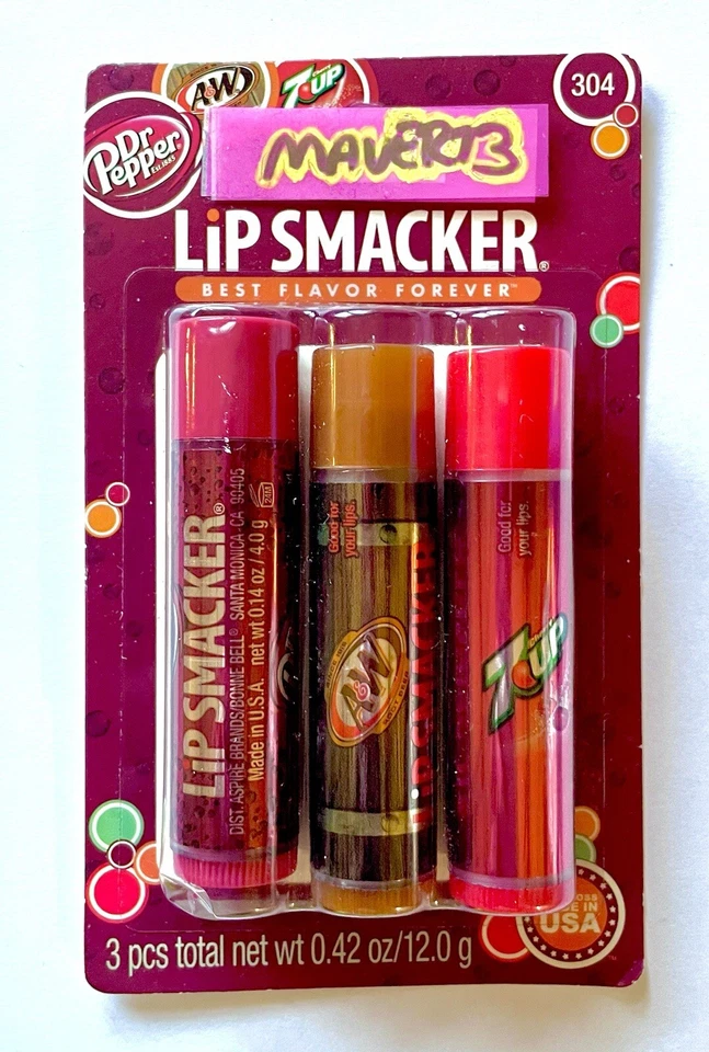 Lip Smacker Dr Pepper Balm Trio 3 Count