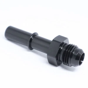 AN to Male Quick Connect Fuel Rail Adapter GM - 08 AN - 3/8 QC - Picture 1 of 1