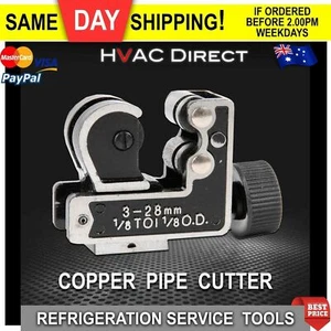 Copper Tube Cutter, Metric 3 to 28mm, Imperial-1/8" to 1-1/8" Refrigeration. - Picture 1 of 9