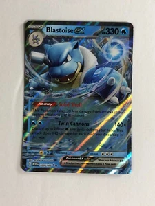Pokemon TCG 151 Blastoise EX 009/165 casi como nuevo - Imagen 1 de 3