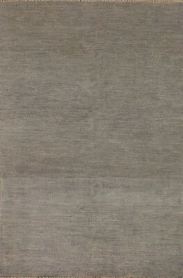 Stylish Gabbeh Solid Wool Contemporary Foyer Rug- Enhance Your Home Decor 3x5 ft - Image 1 of 4