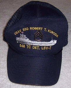 USAV SSG Robert T. Kuroda 548 TC DET, LSV-7 Baseball Hat - Adjustable navy ship - Picture 1 of 3
