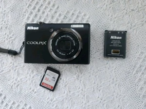 Nikon Coolpix S570 12MP Digital Camera 5x Zoom Black Tested - Picture 1 of 8