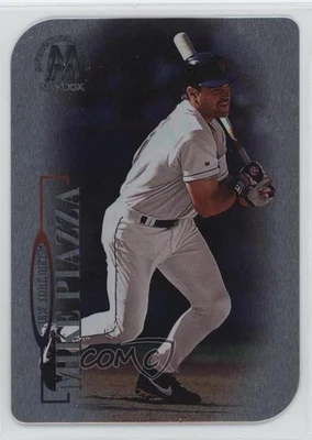 1999 Skybox Molten Metal Xplosion Mike Piazza #137 HOF - Image 1 of 2