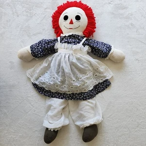 RAGGEDY ANN Doll 36" Vintage Large Child Size Fabric Annabelle Haunted 1970s Big - Picture 1 of 18