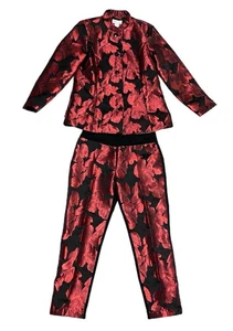 Drapers and Damons 2 Piece Blazer Jacket (M) & Leggings Size Petite Medium - Picture 1 of 9