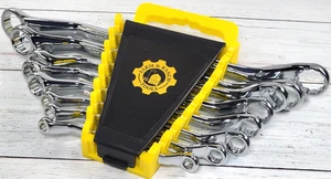 8 PC METRIC BOX END WRENCH SET Offset 12 PT Box Wrenches 16 Metric Sizes - Foto 1 di 2