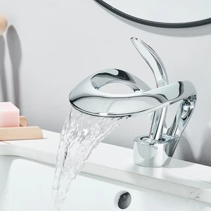 Grifo de lavabo cascada grifo de baño mezclador baño lavabo - Imagen 1 de 9