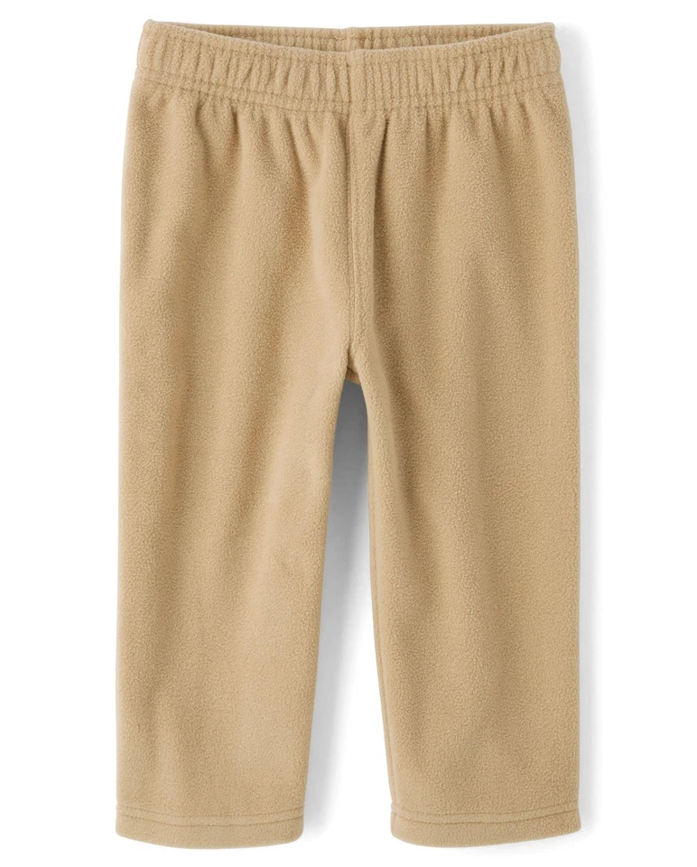 Pantalones elásticos acogedores de invierno para bebé niño pequeño polar cálido Foto 1 de 1
