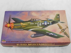 1/48 Hasegawa WWII North American P-51D Mustang Early Version Plastic Model Kit - Picture 1 of 2