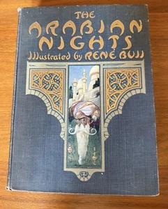 VTG THE ARABIAN NIGHTS Ilustrated Rene Bull 1912 Dodd Mead & Company - Picture 1 of 7