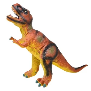 DINOSAURO T REX GIGANTE GRANDEZZA 47CM IN GOMMA DINOSAURI GIOCATTOLO BAMBINI - Foto 1 di 3