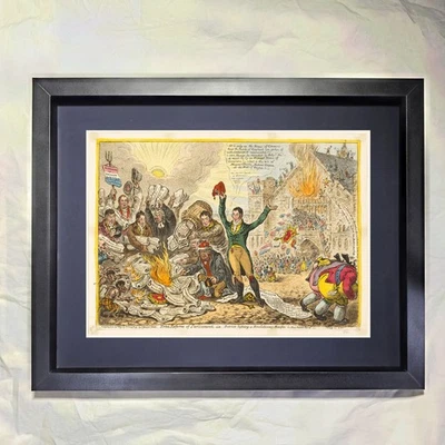 James Gillray "Verdadera Reforma del Parlamento" Arte enmarcado personalizado Foto 1 de 3