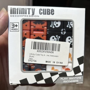 Nuovo Infinity Cube Halloween Teschio Pipistrello Zucca Caramelle - Foto 1 di 8