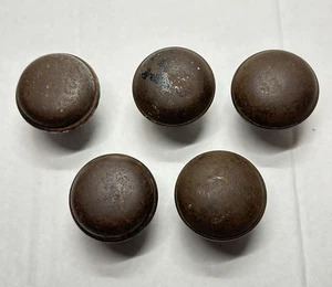 Pomo de puerta de acero vintage de 2,25" herrajes de puerta de salvamento pátina perillas antiguas - Imagen 1 de 5