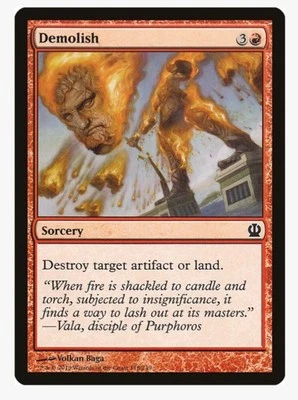 Demolish | MTG THS | Pauper EDH Land Destruction Artifact Removal Ponza | LP - Image 1 of 4