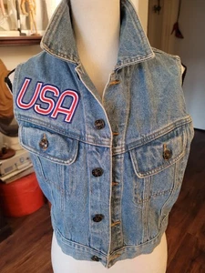 Vintage Looney Tunes Jeansweste - Bild 1 von 3