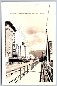 K43/ Missoula Montana RPPC Postcard c40-50s Higgins Avenue Wilma Theatre 3 - Picture 1 of 2