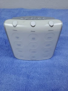 Brookstone Tranquil Moments Sleep Therapy System 12 Sounds White Noise Machine - Picture 1 of 18