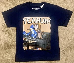 YEAHUH! Jungen Cartoon Network Regular Show Grafik T-Shirt Größe Small - Bild 1 von 2