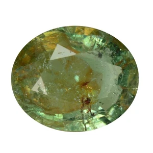 0.66 Ct Perfect Oval 6.3 x 5.3 MM 100% Natural Green Brazil PARAIBA TOURMALINE - Picture 1 of 5