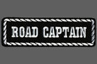 ROAD CAPTAIN EMBROIDERED PATCH 4 INCH BIKER PATCH