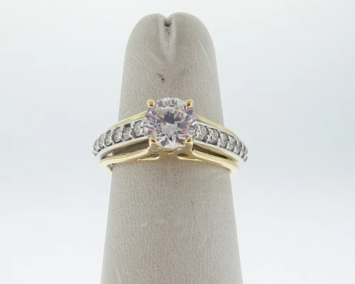 Finelli Design Jewelry Genuine Diamonds Solid 14k Gold  Engagement Semi-Mount Ri - Image 1 of 4